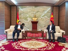 中国稀土集团党委书记、董事长敖宏赴越南考察